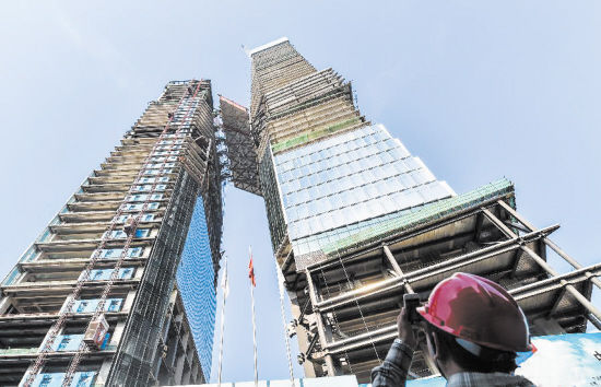 深圳中建鋼構(gòu)大廈項(xiàng)目首次采用橡膠軟接頭