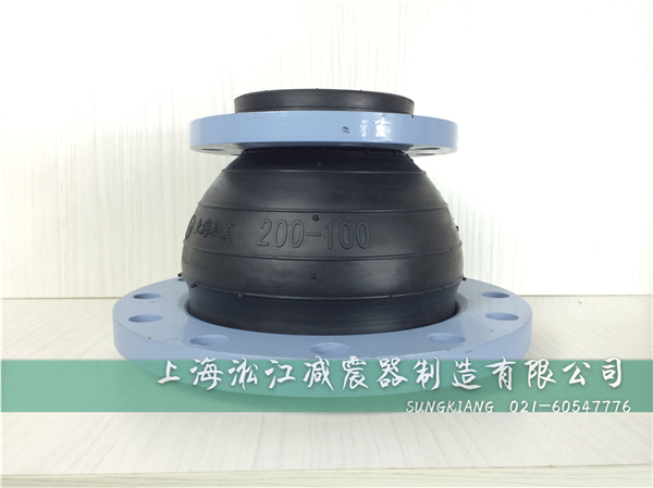 化工廠磷酸管道橡膠軟連接